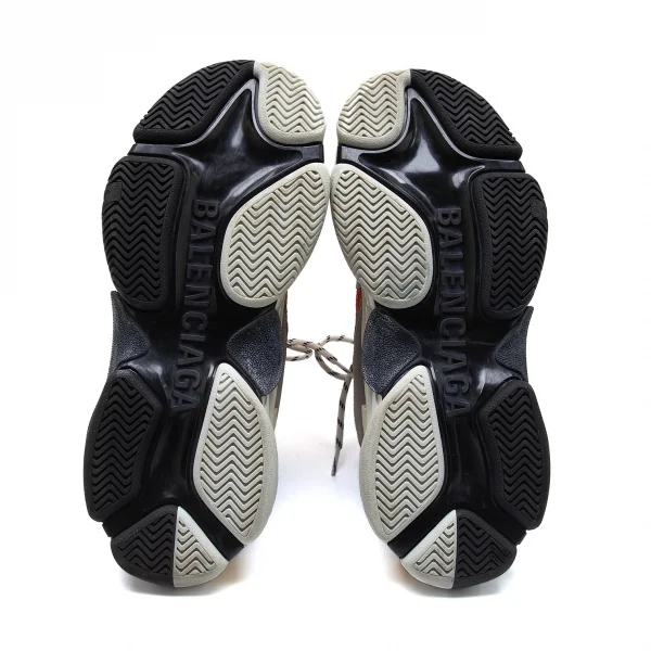 バレンシアガBALENCIAGA トリプルS ダッドスニーカー オフ赤黄他28.5 K-101195_006