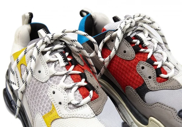 バレンシアガBALENCIAGA トリプルS ダッドスニーカー オフ赤黄他28.5 K-101195_009