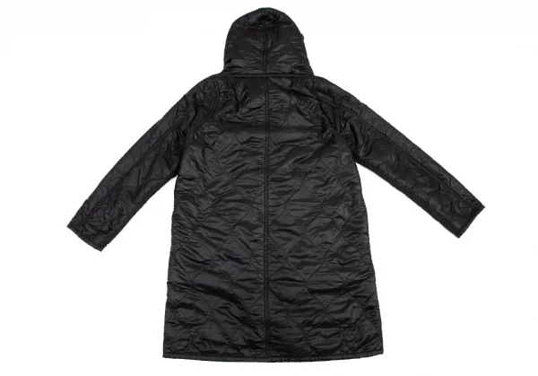 ヒステリックグラマーHYSTERIC GLAMOUR リバーシブルボアキルティングフーデッドコート 黒Free K-101209_016