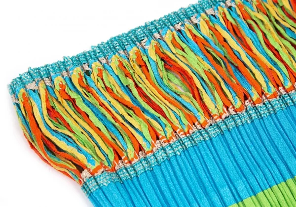プリーツプリーズPLEATS PLEASE カラフルタートルネックノースリーブトップ ベージュ水色他3 K-101219_006