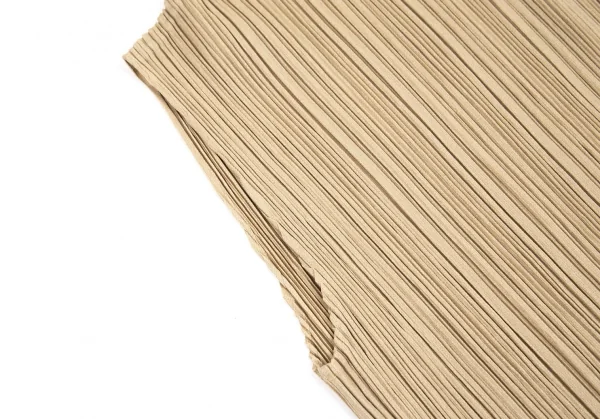 プリーツプリーズPLEATS PLEASE カラフルタートルネックノースリーブトップ ベージュ水色他3 K-101219_008