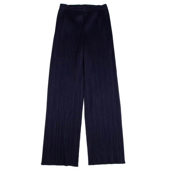 プリーツプリーズPLEATS PLEASE プリーツパンツ 紺2 K-101238_001