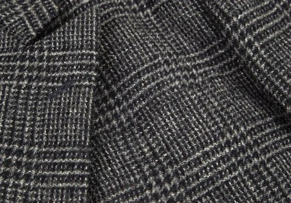 コムデギャルソン オムCOMME des GARCONS HOMME チェックツイードダブルジャケット グレーS K-101275_004