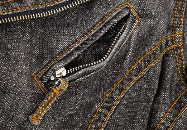 ジャンポールゴルチエJean Paul GAULTIER PARIS ショルダーパッチデニムライダースジャケット グレー50 K-101320_005