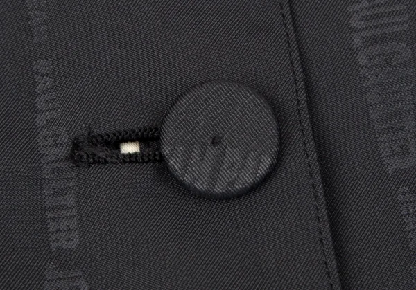 Jean-Paul GAULTIER FEMME Logo Striped Stand Fall Collar Coat K-101328_004