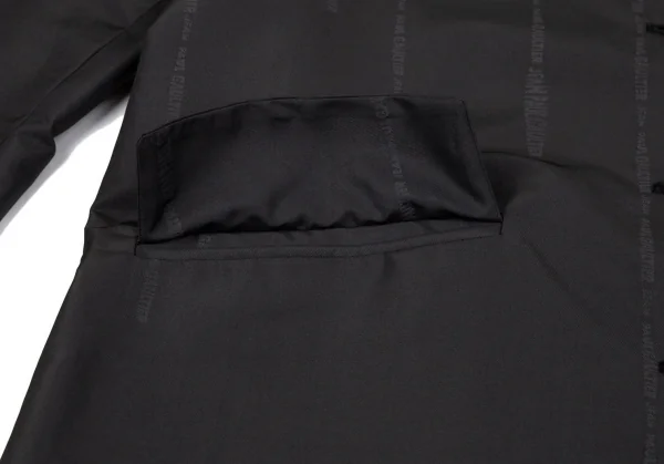 Jean-Paul GAULTIER FEMME Logo Striped Stand Fall Collar Coat K-101328_010