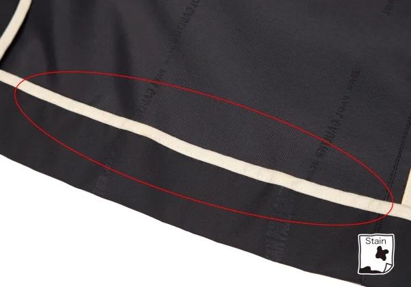 Jean-Paul GAULTIER FEMME Logo Striped Stand Fall Collar Coat K-101328_013