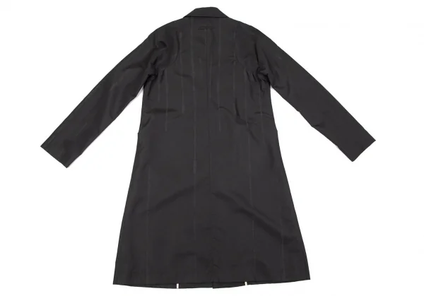 Jean-Paul GAULTIER FEMME Logo Striped Stand Fall Collar Coat K-101328_014