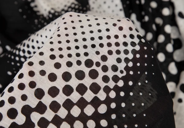 ジャンポールゴルチエ マイユファムJean Paul GAULTIER MAILLE FEMME ドットプリントショルダーギャザーノースリーブシルクチュニック 生成り黒S K-101330_013