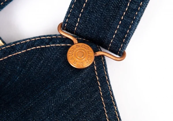 ジャンポールゴルチエ×リーバイスJean Paul GAULTIER×Levi's デニムボンテージジャンパースカート インディゴL K-101333_004