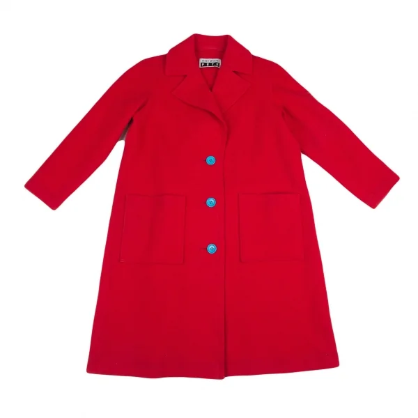 ISSEY MIYAKE FETE Felted Wool Long Coat K-101342_002