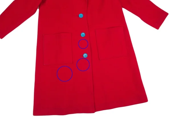 ISSEY MIYAKE FETE Felted Wool Long Coat K-101342_009