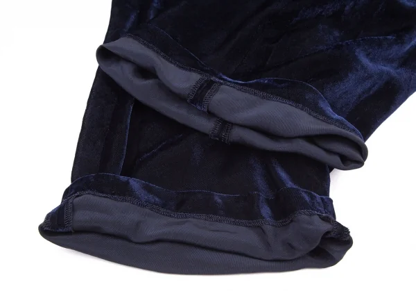コムコム コムデギャルソンCOMME des GARCONS 製品洗い加工パイルシースルーサルエルショーツ 紺S K-101365_009