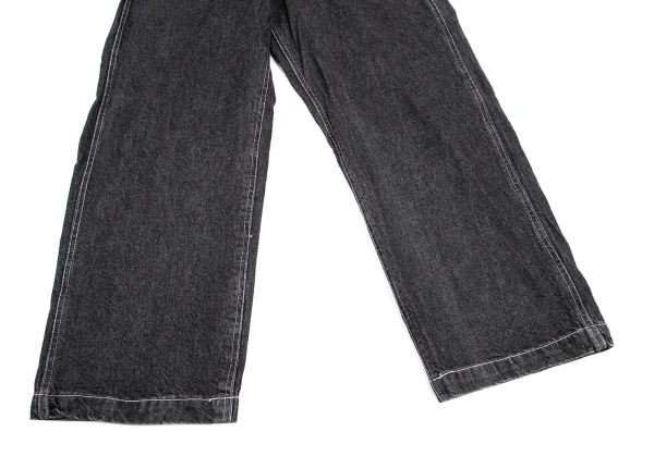 イッセイミヤケISSEY MIYAKE I.S. デニムオーバーオール 黒9 K-101374_006