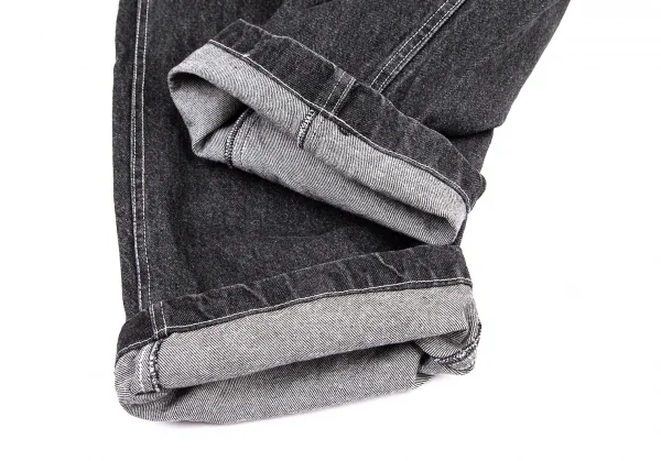 イッセイミヤケISSEY MIYAKE I.S. デニムオーバーオール 黒9 K-101374_007