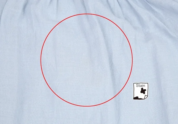 マドモアゼルノンノンMademoiselle NON NON NON NO ウォッシュドコットン切替フレアロングスカート 水色M位 K-101422_007