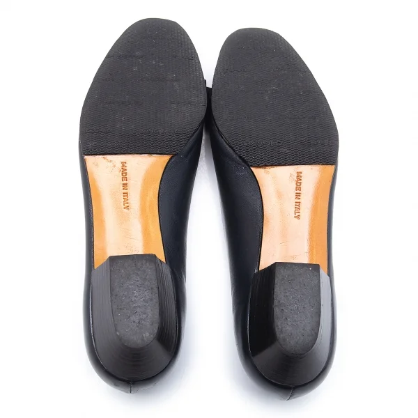 サルヴァトーレフェラガモ Salvatore Ferragamo ヴァラリボンレザーパンプス ネイビー4 1/2(22位) K-101442_005