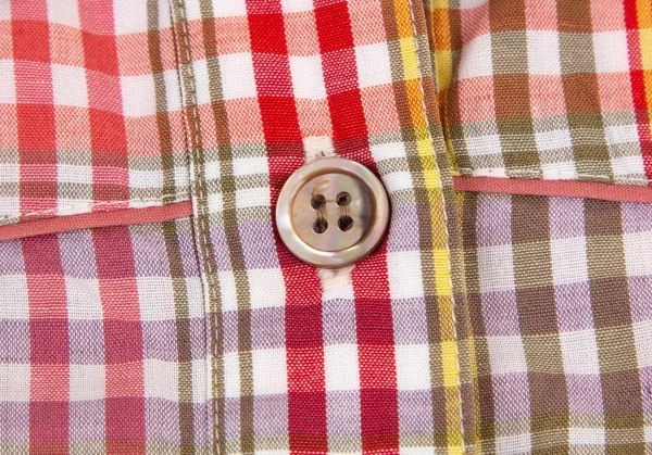 マドモアゼルノンノンMademoiselle NON NON チェックウエスタンヨークプルオーバー半袖シャツ マルチL K-101499_005