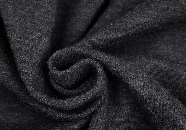 ヨウジヤマモト ファムYohji Yamamoto FEMME ウールスタンドカラーダブルジップニットカーディガン チャコール3 K-101547_012