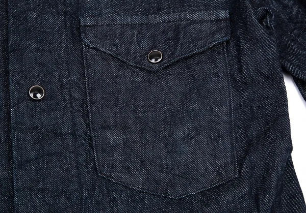45R504オックスの908 4ポケットシャツ（インディゴ）: WOMEN｜45R