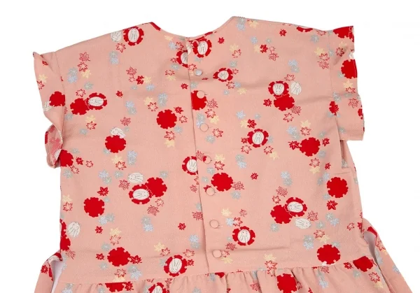 PINK HOUSE Japanese pattern Printed Ribbon Dress K-101559_015