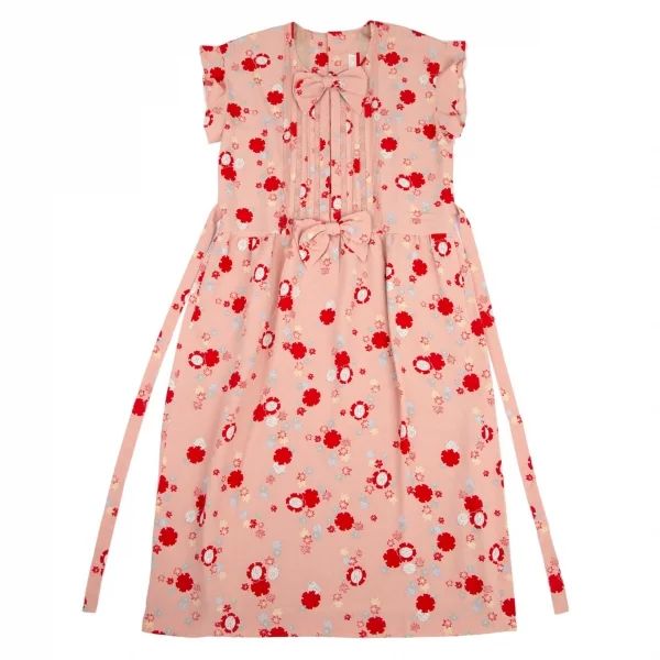 PINK HOUSE Japanese pattern Printed Ribbon Dress K-101559_002