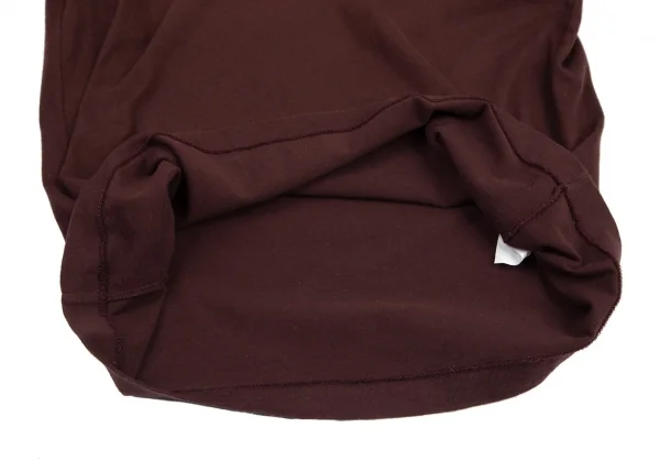 ローブドシャンブル コムデギャルソンrobe de chambre COMME des GARCONS コットンセーラーカラーカットソー 赤茶M位 K-101564_011