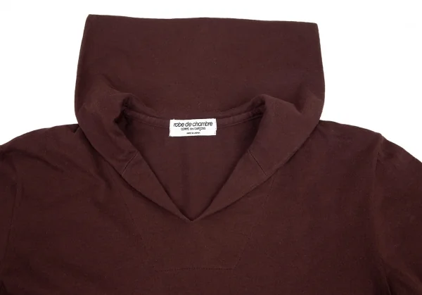 希少 00年製 ローブドシャンブルコムデギャルソン レザー ステンカラーコート COMME des GARCONS - 希少 00年製 ローブドシャンブル