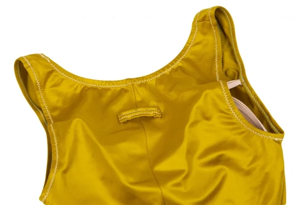 ジャンポールゴルチエJean Paul GAULTIER ベルト付きストレッチレオタードスイムウェア マスタード9(M) K-101589_011