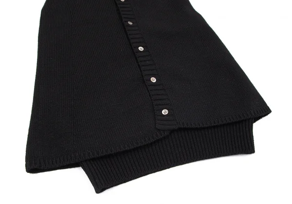 ジュンヤワタナベ コムデギャルソンJUNYA WATANABE COMME des GARCONS 折返しケープデザインニットトップス 黒M位 K-101591_007