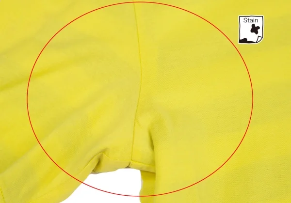 ワイスリーY-3 ポケットロゴリバーシブルボーダーTシャツ オフグレー黄色S K-101669_003