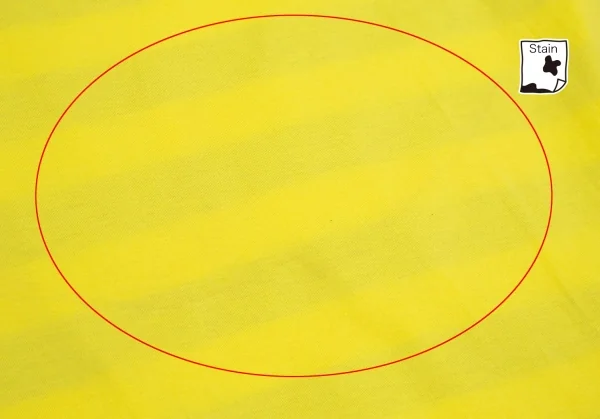 ワイスリーY-3 ポケットロゴリバーシブルボーダーTシャツ オフグレー黄色S K-101669_008