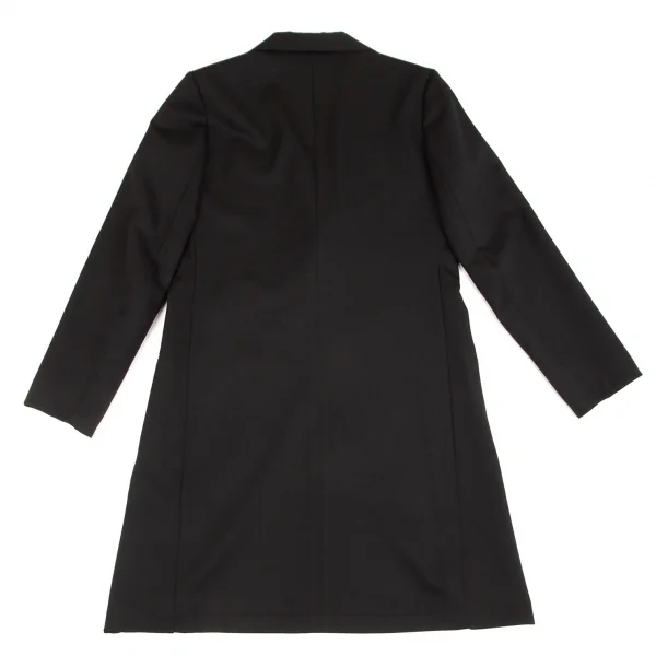 リミフゥLIMI feu ウールギャバモーニングロングジャケット 黒S K-101682_011