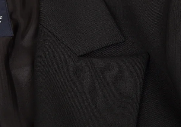 リミフゥLIMI feu ウールギャバモーニングロングジャケット 黒S K-101682_004