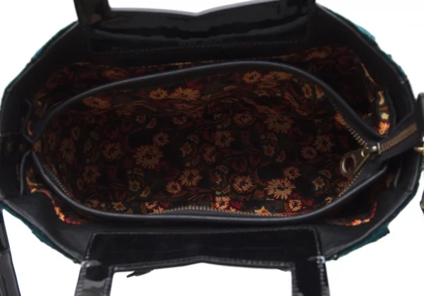 アナスイANNASUI バタフライデコ2WAYバッグ ブルーグリーン K-101694_016