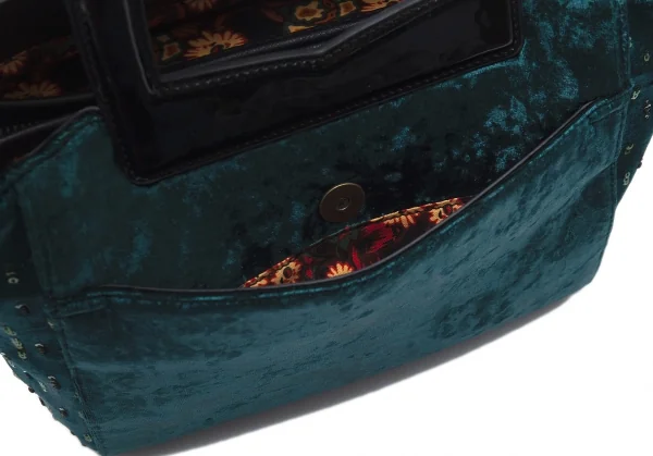 アナスイANNASUI バタフライデコ2WAYバッグ ブルーグリーン K-101694_008