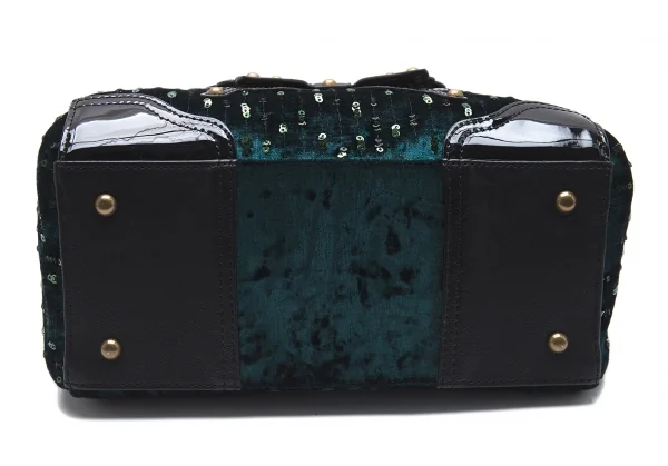 アナスイANNASUI バタフライデコ2WAYバッグ ブルーグリーン K-101694_009