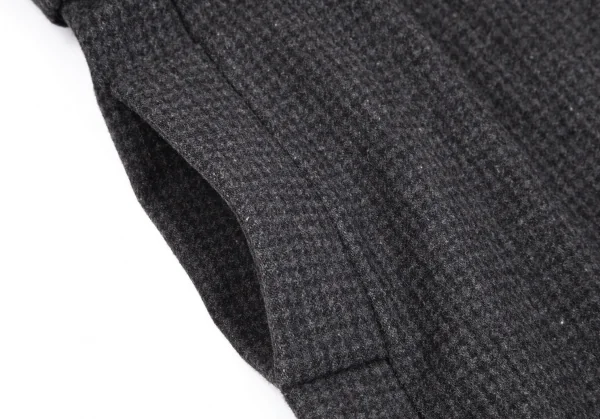 コントワーデコトニエCOMPTOIR DES COTONNIERS ハウンドトゥースフライフロントコート グレー34 K-101699_010