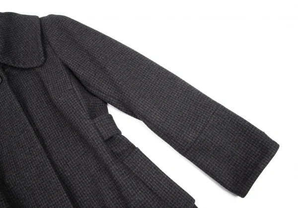 コントワーデコトニエCOMPTOIR DES COTONNIERS ハウンドトゥースフライフロントコート グレー34 K-101699_006