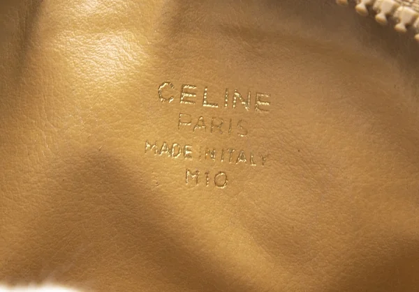 セリーヌCELINE オールドセリーヌマカダムコインケース 茶ベージュ K-101752_011