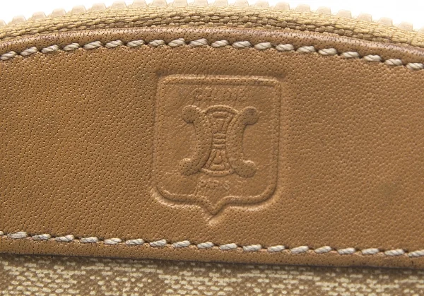 セリーヌCELINE オールドセリーヌマカダムコインケース 茶ベージュ K-101752_004