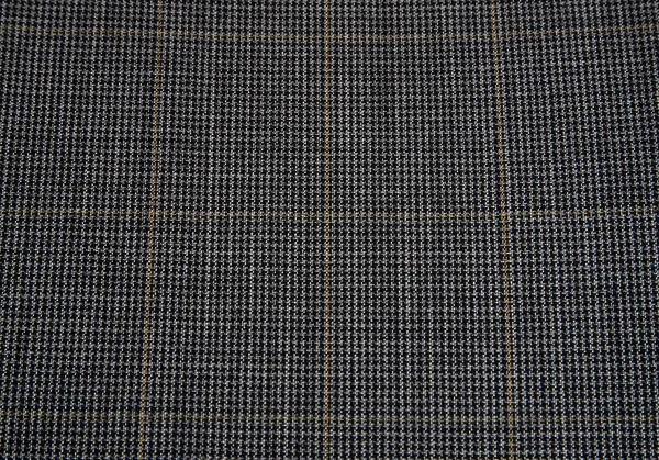 クリツィアB.byKRIZIA ウールグレンチェック2Bジャケット グレー黒L位 K-101763_015