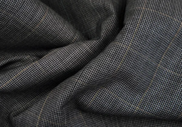 クリツィアB.byKRIZIA ウールグレンチェック2Bジャケット グレー黒L位 K-101763_016