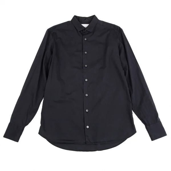 カラーkolor コットンリヨセル襟デザインシャツ 紺1 K-101779_001