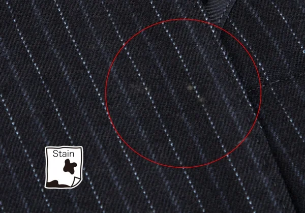 コムデギャルソン オムCOMME des GARCONS HOMME ウールストライプジャケット 紺S K-101784_013