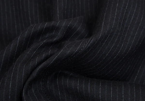 コムデギャルソン オムCOMME des GARCONS HOMME ウールストライプジャケット 紺S K-101784_018