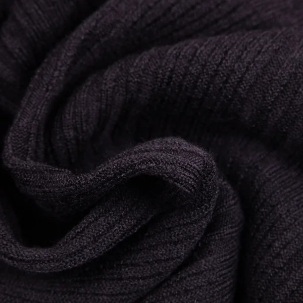 プラダ PRADA ウールリブニットカーディガン 紫38 K-101793_011