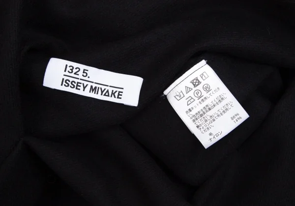 イッセイミヤケISSEY MIYAKE 132 5. ARC WOOL ウールナイロンサークルシルエットトップス 黒3 K-101873_015