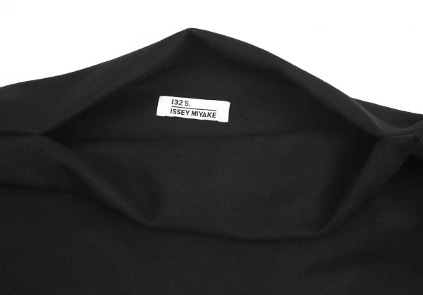 イッセイミヤケISSEY MIYAKE 132 5. ARC WOOL ウールナイロンサークルシルエットトップス 黒3 K-101873_005