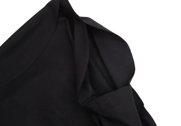 イッセイミヤケISSEY MIYAKE 132 5. ARC WOOL ウールナイロンサークルシルエットトップス 黒3 K-101873_008